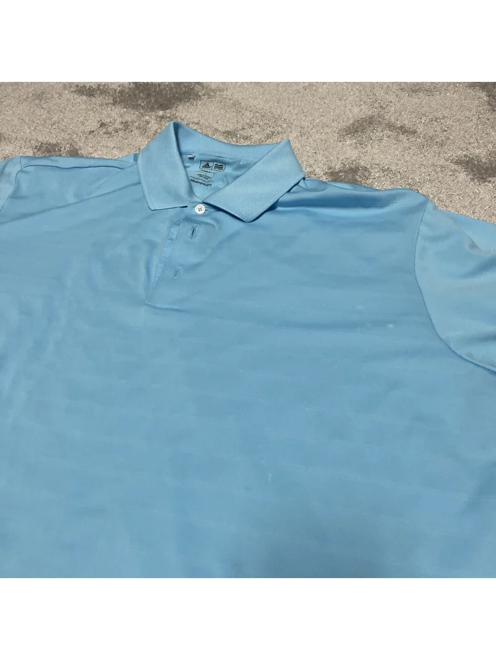 mens adidas golf polo large